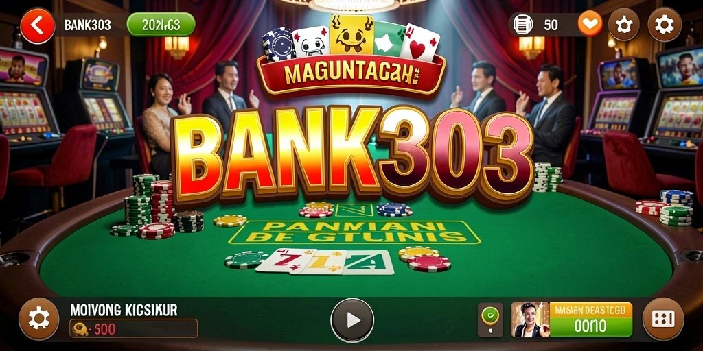 Tampilan gameplay menarik dari BANK303 dengan aksi kasino yang nyata.