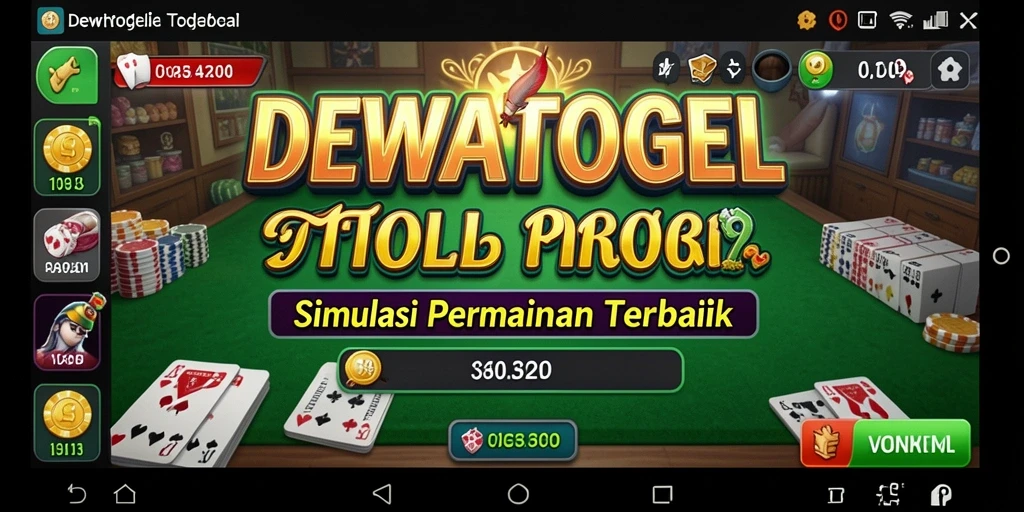 Tampilan gameplay DEWATOGEL yang menarik dan interaktif.
