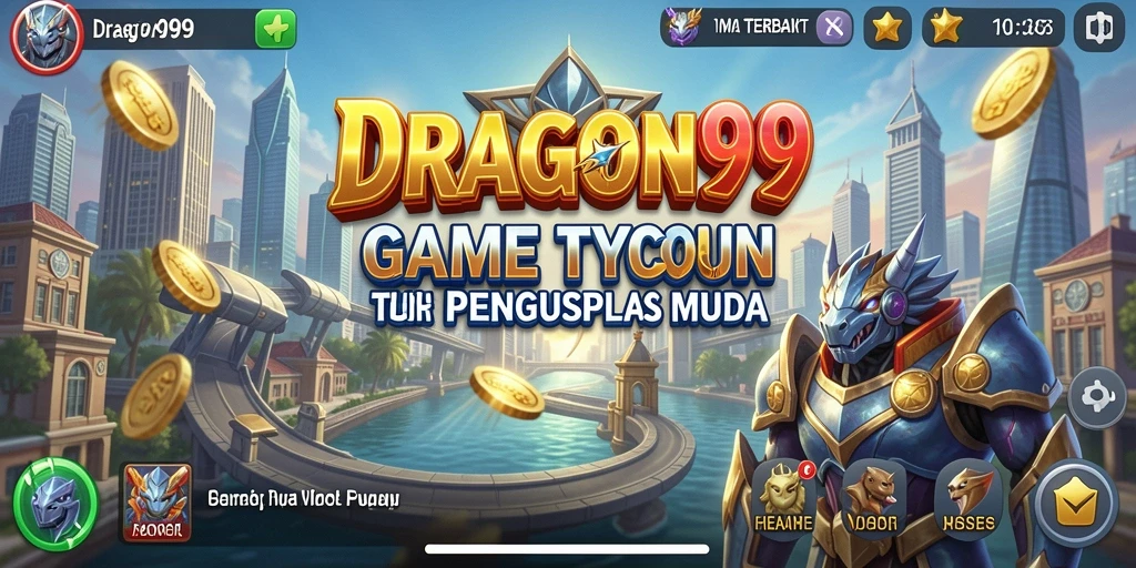 Gameplay Tycoon yang menarik dan mendebarkan dalam DRAGON99.
