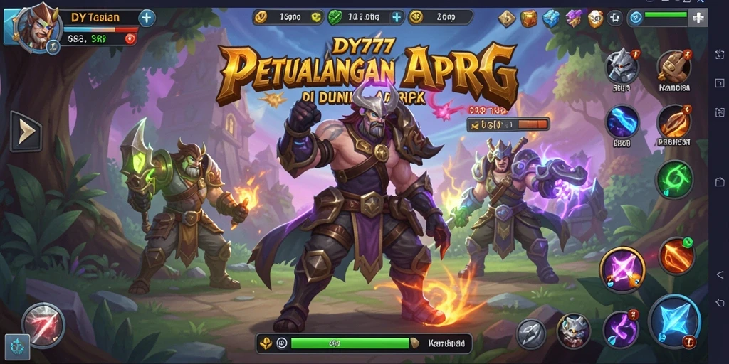 Tampilan gameplay DY777 yang mendebarkan dalam dunia ARPG.