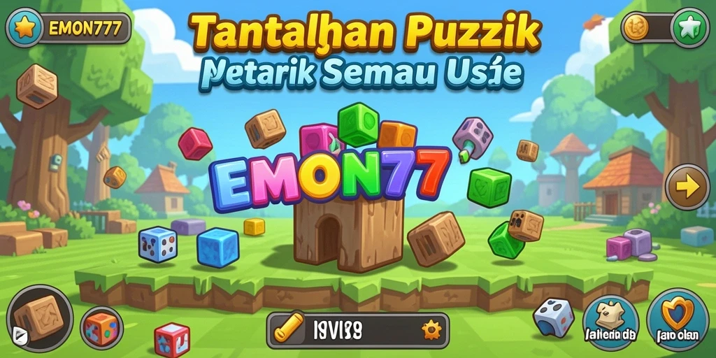 Screenshot gameplay EMON777 menampilkan tantangan puzzle yang menarik.