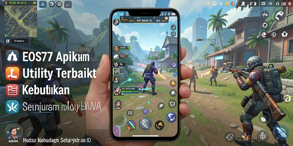 Tampilan antarmuka aplikasi EOS77 yang user-friendly dan fungsional.