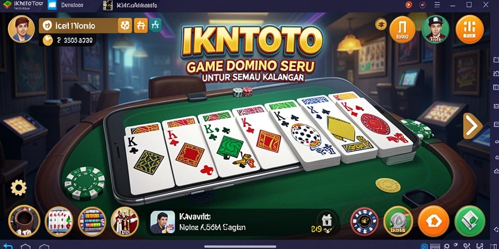 Screenshot gameplay Domino yang menarik dan interaktif.