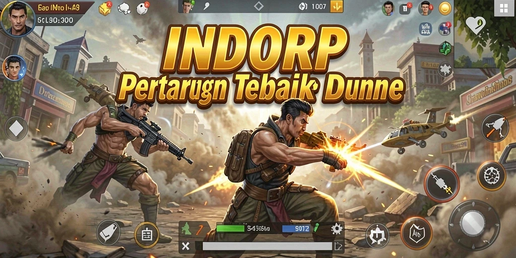 Tangkapan layar INDORP menampilkan pertarungan yang mendebarkan dan karakter yang bertenaga.