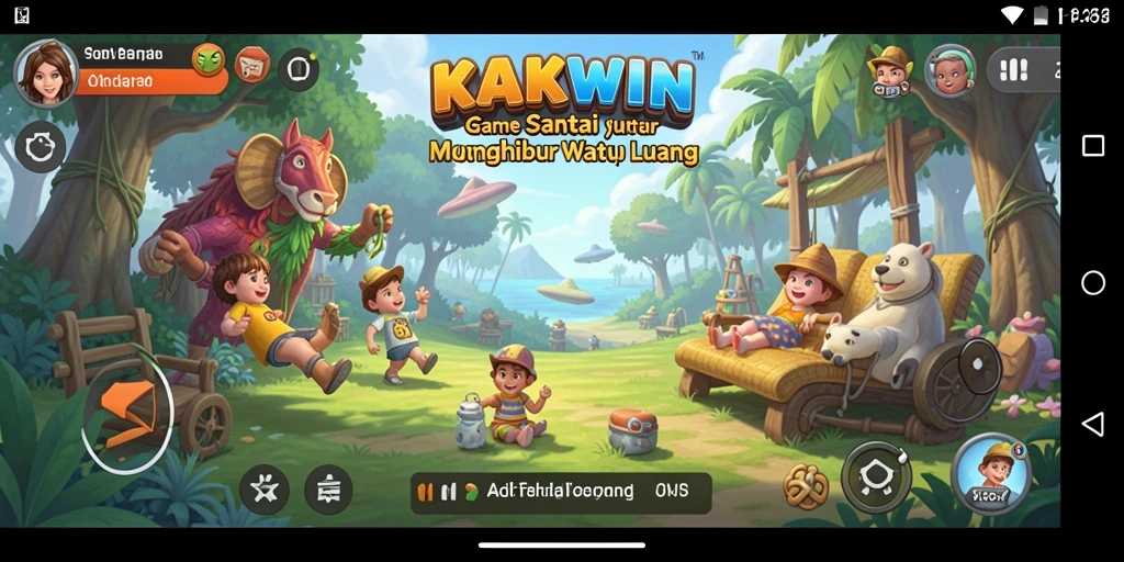 Screenshot gameplay KAKWIN menampilkan keseruan bermain game Casual.