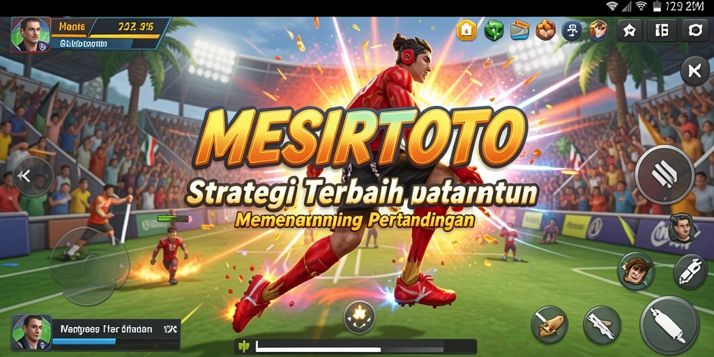 Tangkapan layar gameplay MESIRTOTO yang menunjukkan pertempuran strategis.