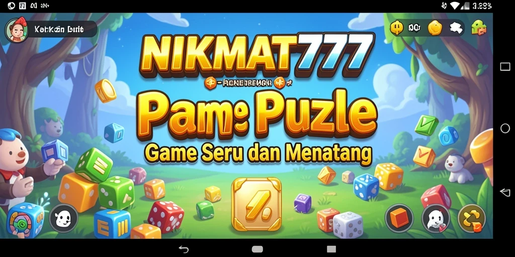 Screenshot utama NIKMAT777 menunjukkan gameplay Puzzle yang seru dan menarik.