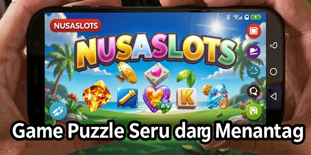 Screenshot gameplay NUSASLOTS dengan berbagai tantangan Puzzle.