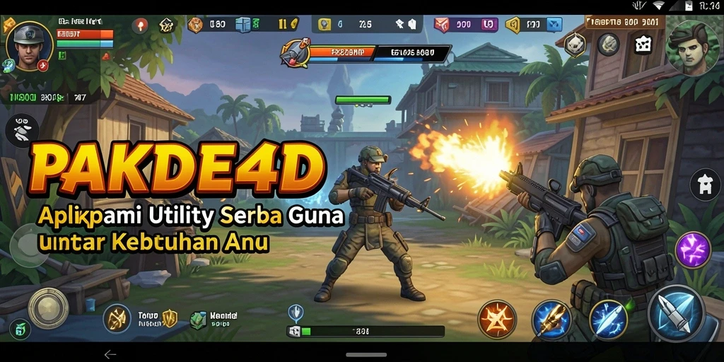 Tampilan antarmuka PAKDE4D yang sederhana dan fungsional.