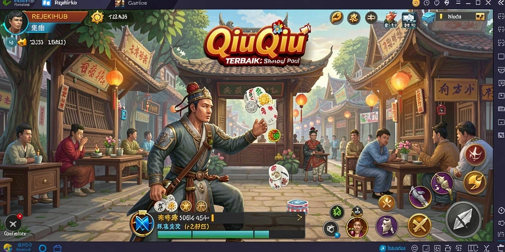 Gameplay seru QiuQiu di REJEKIHUB dengan grafis menawan.