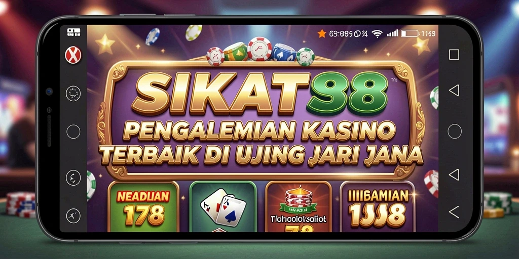 Tampilan menarik gameplay SIKAT88 dengan suasana Kasino yang nyata.
