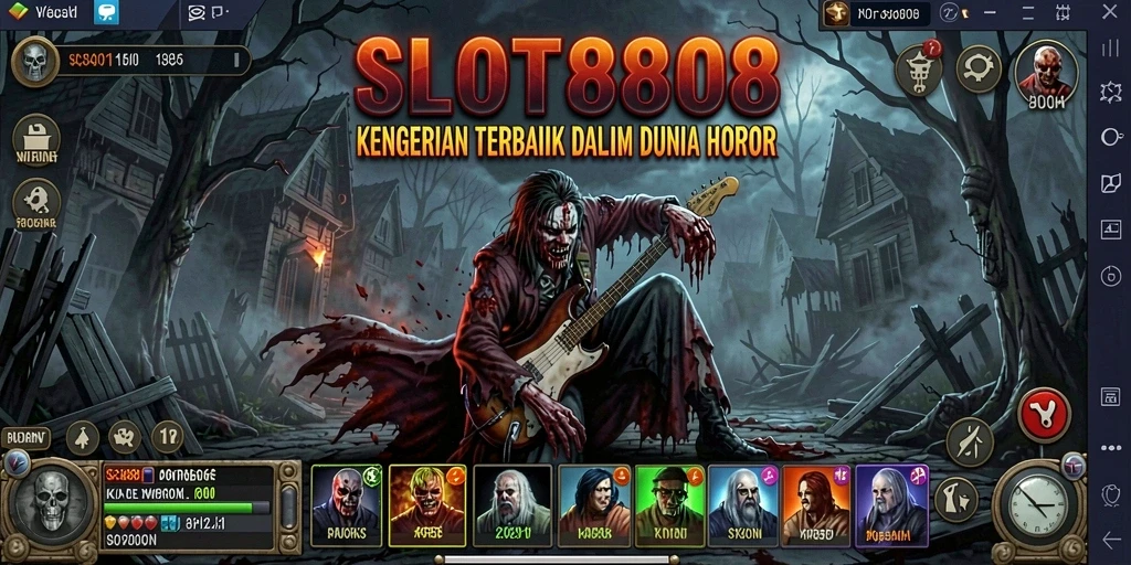 Tampilan menakutkan dari SLOT8808 yang seram dan mendebarkan.