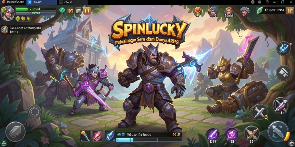 Tampilan seru dari gameplay SPINLUCKY yang penuh aksi dan strategi.