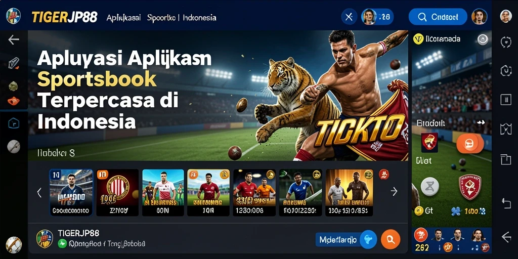 Tampilan gameplay menarik dan interaktif di <strong>TIGERJP88</strong> Sportsbook.