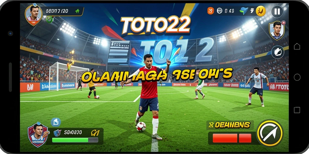 Screenshot utama TOTO22 menampilkan gameplay olahraga yang seru.
