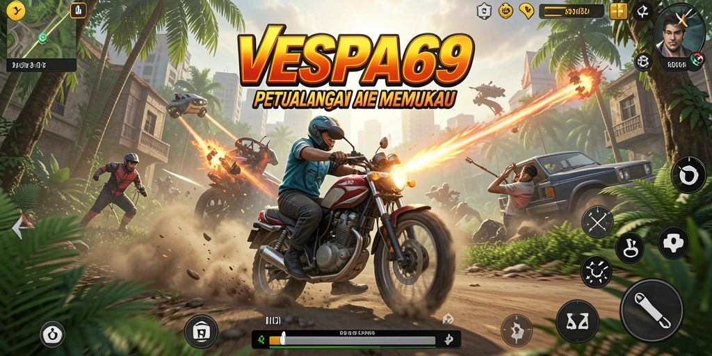Gameplay seru dan mendebarkan di VESPA69.